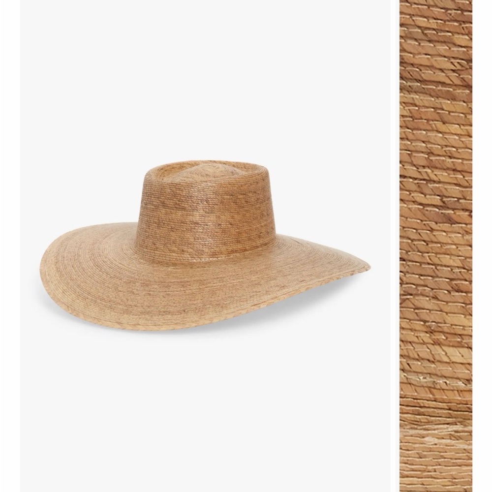 Lack Of Color Wide Brim Straw Hat - Natural Tan